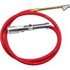 Milton Dual Head Straight Chuck Inflator Gauge, 10 to 160 PSI, 5' Hose - 501