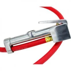 Milton Single Head Air Chuck Inflator Gauge, 10 to 160 PSI, 3' Hose - 503 -Globalindustrial Car Shop 503 body closeup