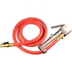 Milton Easy On Grip Chuck Inflator Gauge, 10 to 160 PSI, 5' Hose - 518