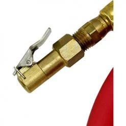 Milton Dual Truck Tire Inflator Gauge, 10 to 160 PSI, 7' Hose - 550 9 Milton Dual Truck Tire Inflator Gauge, 10 to 160 PSI, 7' Hose - 550 -Globalindustrial Car Shop 550 cliponchck closeup