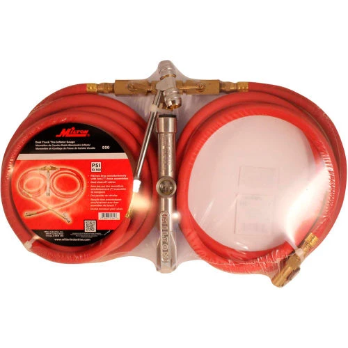 Milton Dual Truck Tire Inflator Gauge, 10 to 160 PSI, 7' Hose - 550 5 Milton Dual Truck Tire Inflator Gauge, 10 to 160 PSI, 7' Hose - 550 - Image 5
