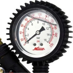 Milton® Pro Analog Pistol Grip Inflator Gauge W/ Kwik Grip Safety Chuck, 230 PSI, 36" Hose 12 Milton® Pro Analog Pistol Grip Inflator Gauge W/ Kwik Grip Safety Chuck, 230 PSI, 36" Hose -Globalindustrial Car Shop 572A liquidflldgauge