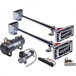 Wolo Manufacturing Wolo® Giant Roof Mount Air Horns Set Lanyard Valve Operated - 828-860