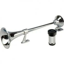 Wolo Manufacturing Wolo® Truck Horn Single Roof Mount With Direct Drive Compressor 24-Volt - 845-24