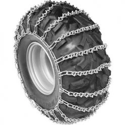 Peerless Chain Atv V-Bar Tire Chains, 4 Link Spacing (Pair) - 1064155