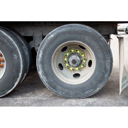 AME International CheckMate, Loose Wheel Nut Indicator, Bag of 100, 41MM, Hi-Vis Yellow 2 AME International CheckMate, Loose Wheel Nut Indicator, Bag of 100, 41MM, Hi-Vis Yellow - Image 2