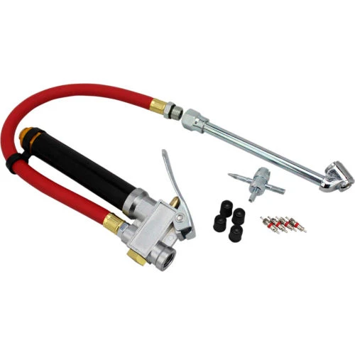 EXELAIR Analog Bayonet Tire Inflator Gauge Kit, 0 to 120 PSI, 13" Hose - EX0510BKIT 1 EXELAIR Analog Bayonet Tire Inflator Gauge Kit, 0 to 120 PSI, 13" Hose - EX0510BKIT