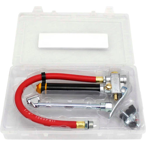 EXELAIR Analog Bayonet Tire Inflator Gauge Kit, 0 to 120 PSI, 13" Hose - EX0510BKIT 2 EXELAIR Analog Bayonet Tire Inflator Gauge Kit, 0 to 120 PSI, 13" Hose - EX0510BKIT - Image 2