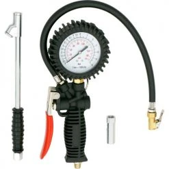 EXELAIR 3-in-1 Professional Inflator Kit, 0 to 170 PSI, 15" Hose - EX536KIT