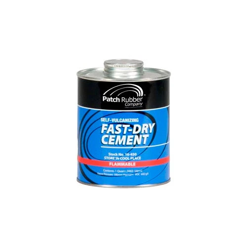 Patch Rubber Products Fast-Dry Self-Vulcanizing Cement - 1 Quart - Min Qty 4 1 Patch Rubber Products Fast-Dry Self-Vulcanizing Cement - 1 Quart - Min Qty 4