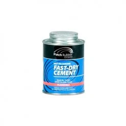Patch Rubber Products Passenger Tire Fast-Dry Self -Vulcanizing Cement - 1/2 Pint - Min Qty 10