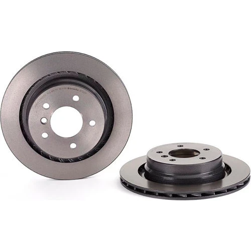 Premium UV Coated Rear Brake Rotor, Brembo 09.8700.11 1 Premium UV Coated Rear Brake Rotor, Brembo 09.8700.11