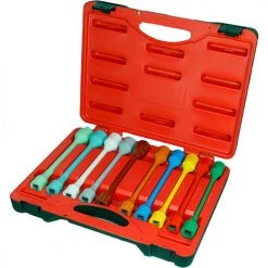 American Forge & Foundry Torque Limiting Socket Set, 1/2" Drive, 10Pc, Metric/SAE