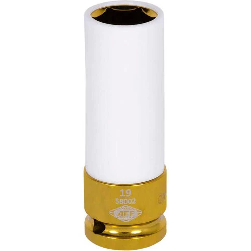 American Forge & Foundry 19MM-3/4" Mag Wheel Power Socket, 1/2" Drive, 6 Pt Deep 1 American Forge & Foundry 19MM-3/4" Mag Wheel Power Socket, 1/2" Drive, 6 Pt Deep