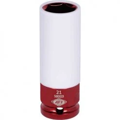 American Forge & Foundry 21MM Mag Wheel Power Socket, 1/2" Drive, 6 Pt Deep