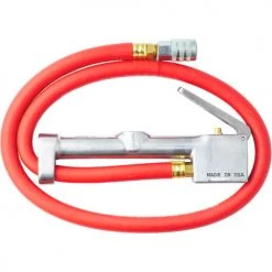 Milton Kwik Grip Safety Inflator Gauge, 10 to 160 PSI, 3' Hose - 502