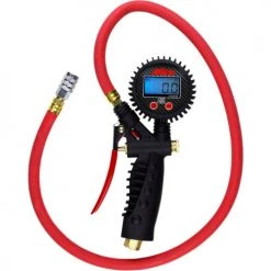 Milton® Pro Digital Pistol Grip Inflator Gauge W/ Kwik Grip Safety Chuck, 255 PSI, 36" Hose -Globalindustrial Car Shop UOS 572D