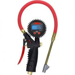 Milton Pro Digital Pistol Grip Inflator Gauge & Straight Foot Dual Chuck, 255 PSI, 36" Hose - S-577D -Globalindustrial Car Shop UOS S 577D