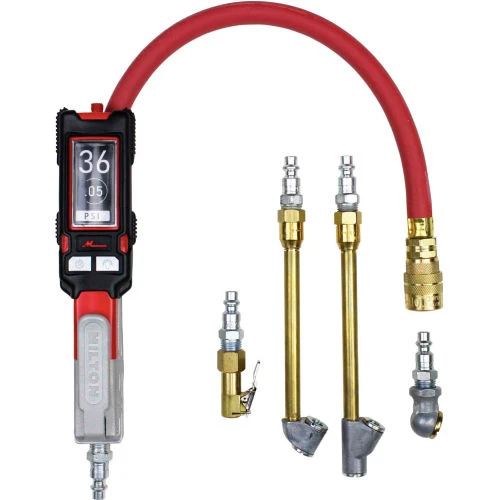 Milton s-580eKIT Precision Inflator Gauge Kit, Digital 0-160 PSI, w/ 4 chucks & 15" Hose 1 Milton s-580eKIT Precision Inflator Gauge Kit, Digital 0-160 PSI, w/ 4 chucks & 15" Hose
