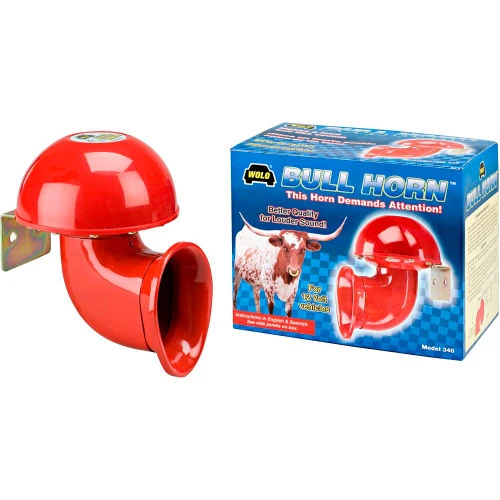 Wolo Manufacturing WOLO Bull Horn, Electric Raging Bull Sound - 340 1 Wolo Manufacturing WOLO Bull Horn, Electric Raging Bull Sound - 340