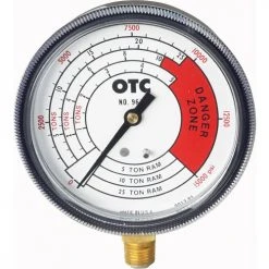 OTC Gauge Pressure And Tonnage 4 Scales, 0-10,000 PSI, 0-5 Ton, 0-10 Ton And 0-25 Ton