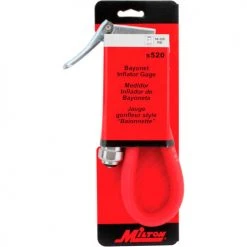 Milton Straight Head Chuck Bayonet Style Inflator Gauge, 10 to 120 PSI, 12" Hose - S-520 -Globalindustrial Car Shop s 520 pkgfront