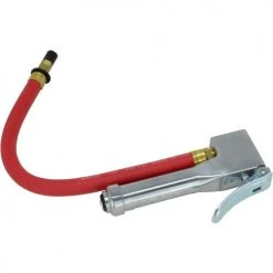 Milton Straight Head Chuck Bayonet Style Inflator Gauge, 10 to 120 PSI, 12" Hose - S-520