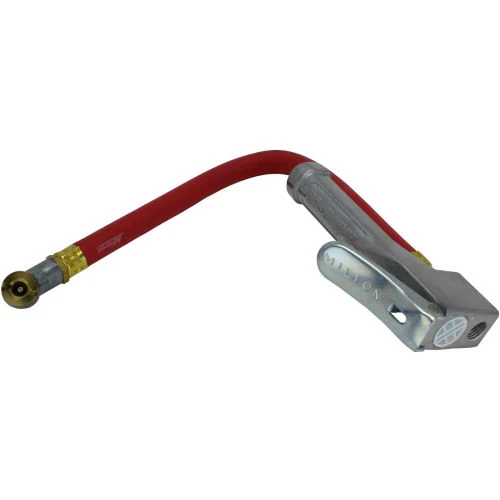 Milton Single Head Chuck Bayonet Inflator Gauge, 10 to 120 PSI, 12" Hose - S-521 1 Milton Single Head Chuck Bayonet Inflator Gauge, 10 to 120 PSI, 12" Hose - S-521