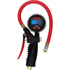 Milton® Pro Digital Pistol Grip Inflator Gauge W/ Ball Foot Chuck, 255 PSI, 15" Hose