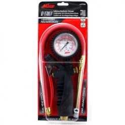 Milton® Pro Analog Pistol Grip Inflator Gauge W/ Dual Head Chuck, 230 PSI, 15" Hose -Globalindustrial Car Shop s 576A pkgfront
